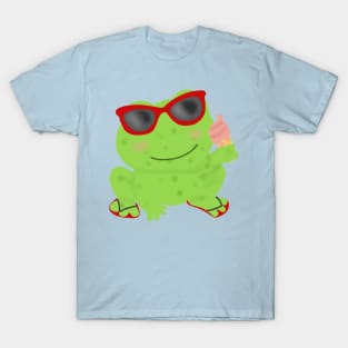 Frog with an ice cream T-Shirt